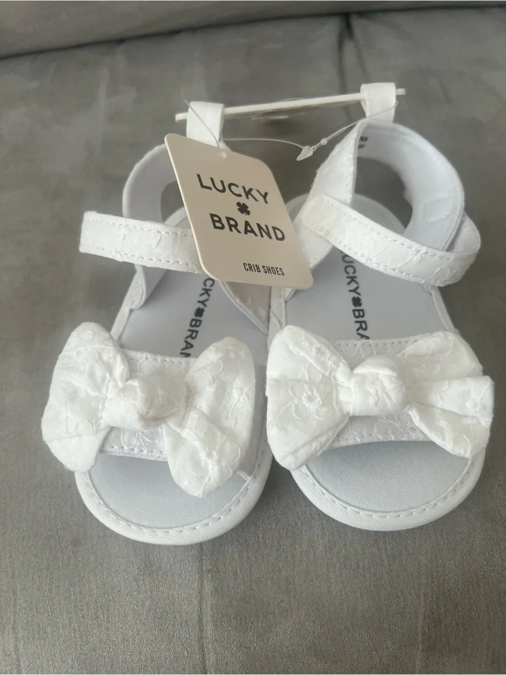Lucky brand baby girl shoes size 4 NWT